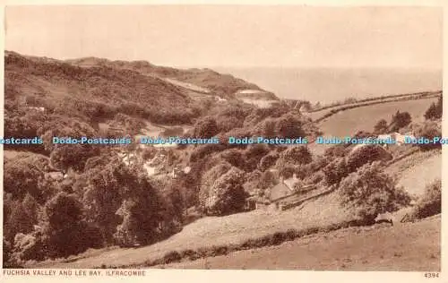 R376406 Ilfracombe Fuchsia Valley and Lee Bay E A Sweetman Solograph Series De L