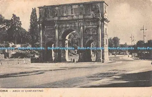 R376481 Roma Arco di Costantino A S E R Postkarte