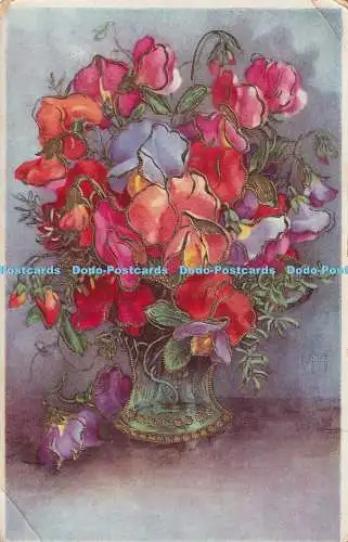 R373376 Vase mit Blumen HWB Ser 7311