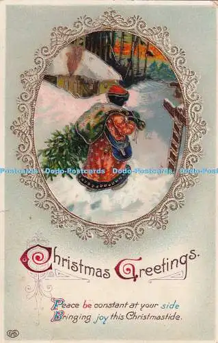 R373381 Weihnachtsgrüße E A Schwerdtfeger und Co 12 432 1915