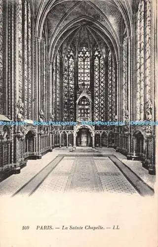 R378190 Paris 109 La Sainte Chapelle LL Levy Et Neurdein Reunis