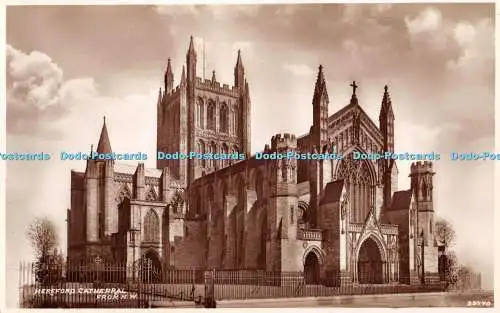 R376541 Hereford Cathedral aus N W RP Postkarte