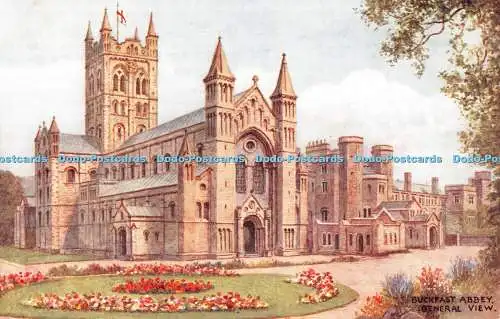R375050 Buckfast Abbey General View Salmon