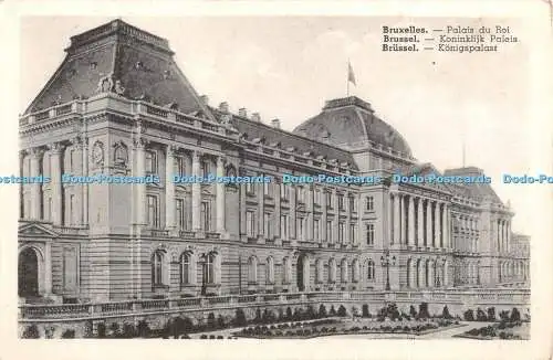 R376564 Bruxelles Palais du Roi P I B Postkarte