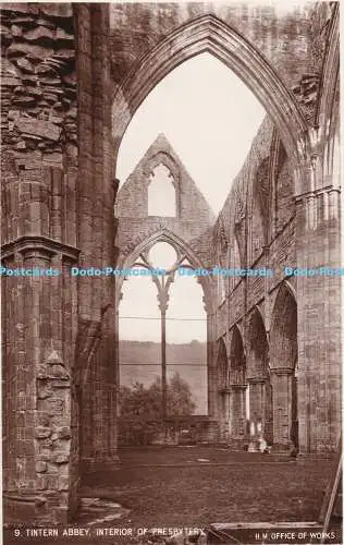 R373454 Tintern Abbey 9 Interior Of Presbytery H M Office Of Works