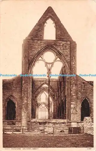 R378245 Postkarte Ostfenster Tintern Abtei 17408