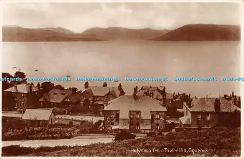 R375093 Holy Loch from Tower Hill Gourock Holmes Echtfoto Serie 1931