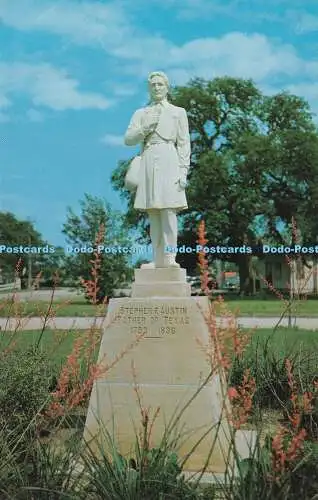 R373496 Statue von Stephen F Austin DB 529 Farbfoto von Don R Bartels Natural C