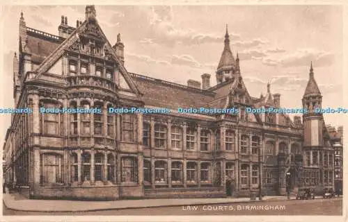 R376607 Birmingham Law Courts Postkarte