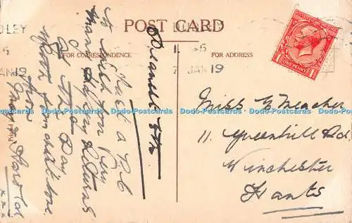 R378263 A Happy Birthday Post Card 1919