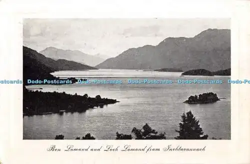 R375123 Ben Lomond und Loch Lomond aus Inchtavannach Ideal Serie D und S K Dav