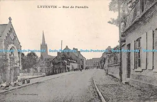 R373545 Laventie Rue de Paradis Lib Couttenier Leroy Impr Edia Versailles