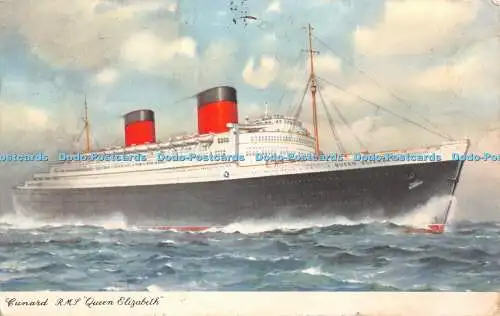 R373563 Cunard R M S Queen Elizabeth B 1482