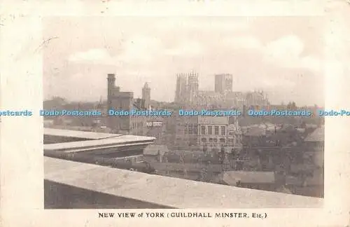 R375183 Neue Ansicht von York Guildhall Minster usw. Die K P S Serie 1915