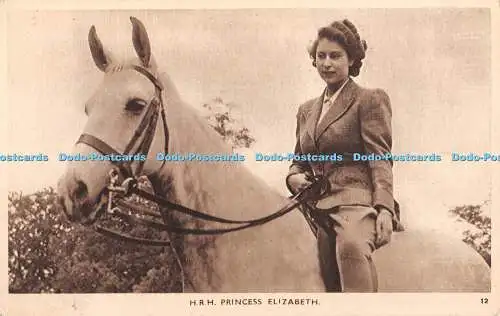 R376689 H R H Princess Elizabeth Photochrom Studio Lisa