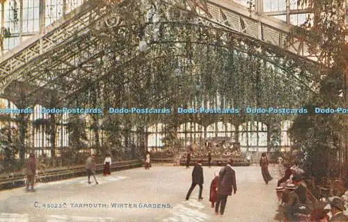 R375249 C 45023 A Yarmouth Winter Gardens Celesque Serie Photochrom