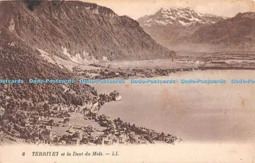 R376742 Territet et la Dent du Midi LL 6 Levy et Neurdein Reunis 1928