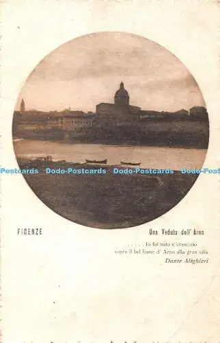 R378402 Firenze Una Veduta dell Arno 1919