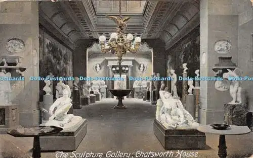 R376749 Chatsworth House The Sculpture Gallery A P Co Artistic Series No 2285