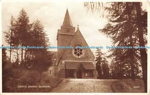 R376753 Balmoral Crathie Church Valentine Photo Brown