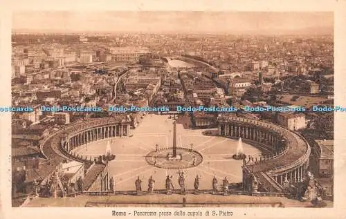 R373689 Roma Panorama preso dalla cupola di S Pietro 4428 E V R Impact Lessing Wi