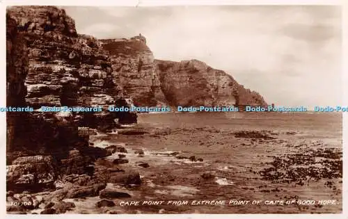 R376817 Cape Point from Extreme Point of Cape of Good Hope Valentine RP 1948