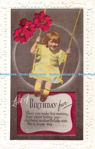 R378577 Spaß-Postkarte zum Geburtstag verloren
