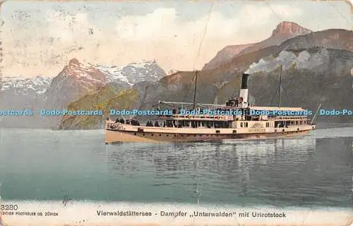 R375472 3280 Vierwaldstattersee Dämpfer Unterwalden mit Urirotstock Photoglob 19