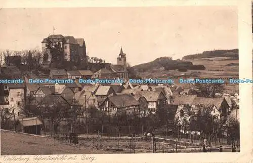 R375536 Westerburg Gesamtansicht mit Burg Jugendburg Westerburg des Bundes Deutsch