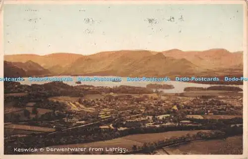 R380063 Keswick und Derwentwater aus Latrigg Atkinson und Pollitt 1936