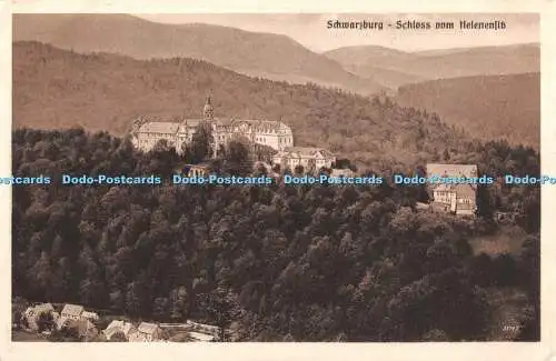 R380108 Schwarzburg Schloss vom Helenenenfitz Herm Paris