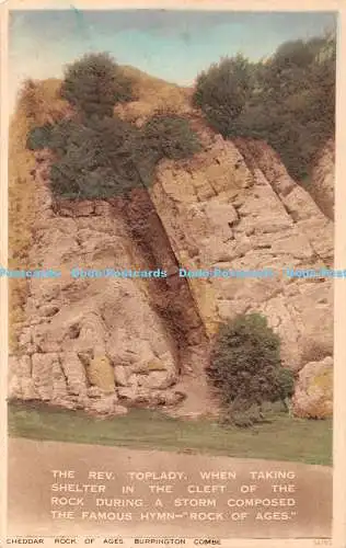 R378728 Cheddar Rock Of Ages Burrington Combe Photochrom Co