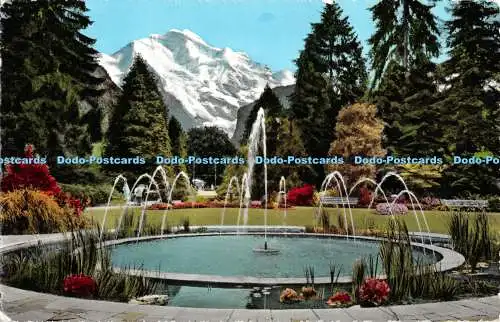 R375598 Interlaken Kursaal Garten und die Jungfrau 210 Wehrli A G 1961