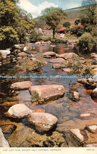 R378731 East Dart River Holt Dartmeet Dartmoor KDM 138 Cotman Color Jarrold und