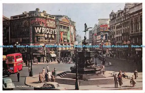 R374022 Piccadilly Circus London Masons Alpha Serie 1962