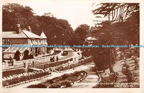 R377152 Colwyn Bay Tan y Coed Gardens and Beach Road RP 1932