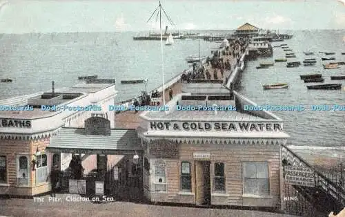 R380213 Clacton on Sea The Pier Shureys Publications Series of Fine Art Post Car