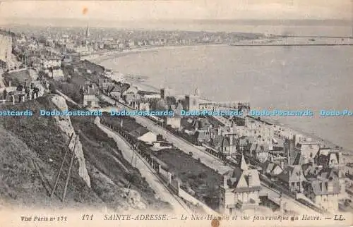 R375746 Vie Paris No 171 Sainte Adresse Le Nice Havrais et vue panoramique du Ha