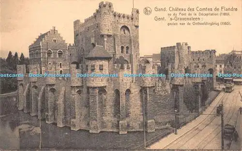 R375761 Nels Gand Chateau des Comtes de Flandre Vu du Pont de la Decapitation 11