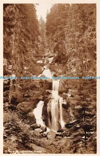 R378959 Triberg im Schwarzw Wasserfall J Schafer Nr 336 RP