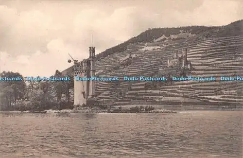 R382147 Der Mauseturm Und Ruine Ehrenfels Verlag Von Edm Von König Heidelberg Ge