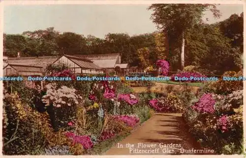 R377370 Dunfermline Pittencrieff Glen In the Flower Gardens J B White The Best o
