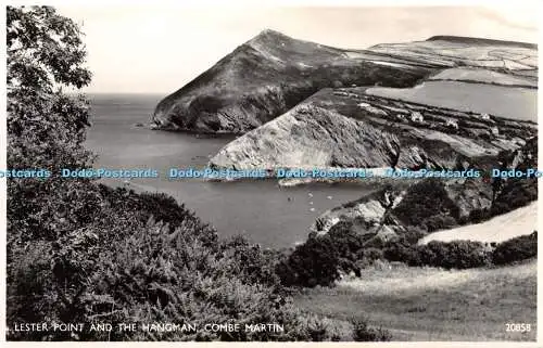 R380400 Combe Martin Lester Point and the Hangman J Salmon A Real Photo