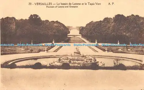 R375879 20 Versailles Le bassin de Latone et le Tapis Vert Brunnen Latone an