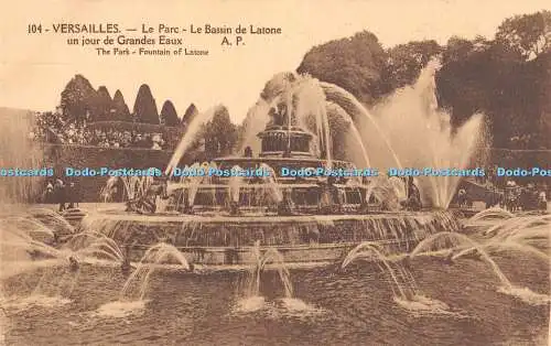 R375891 104 Versailles Le Parc Le Bassin de Latone un jour de Grandes Eaux The P