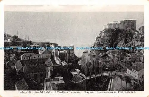 R377435 Dubrovnik Gradski zidovi i Tvrdjava Lovrenac Ragusa Stadtmauern u Fort L