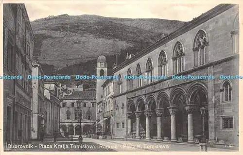 R377447 Dubrovnik Placa Kralja Tomislava Ragusa Platz K Tomislava I Kulisic Spec