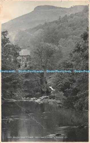 R379131 Bettys y Coed Below Point y Pair Judges In Photogravure 7491 1923