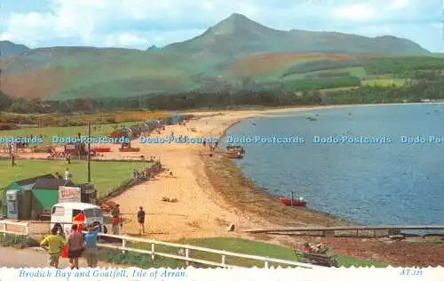 R377523 Isle of Arran Brodrick Bay and Goatfell Valentine Valchrome