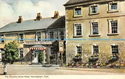 R377556 York Hovingham The Worsley Arms Hotel E T W Dennis Photocolour 1979